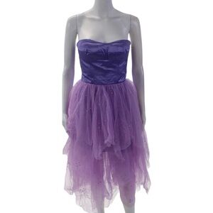 NWOT Sherri Hill Midi Dress Size 2 Purple